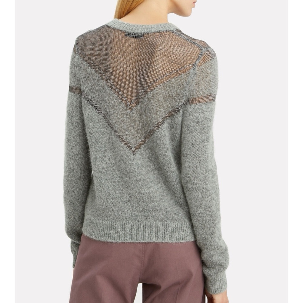 Rag & Bone Grey Mohair Sweater - Picture 2 of 10